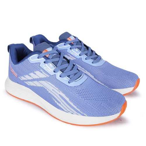 Image of Lancer Mens FLASH-10RBL-ORG Blue Running Shoe, 8