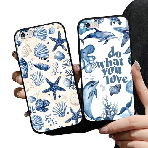 Coque iPhone 6 Plus mignon dauphin idée cadeau idéale pour filles et femmes