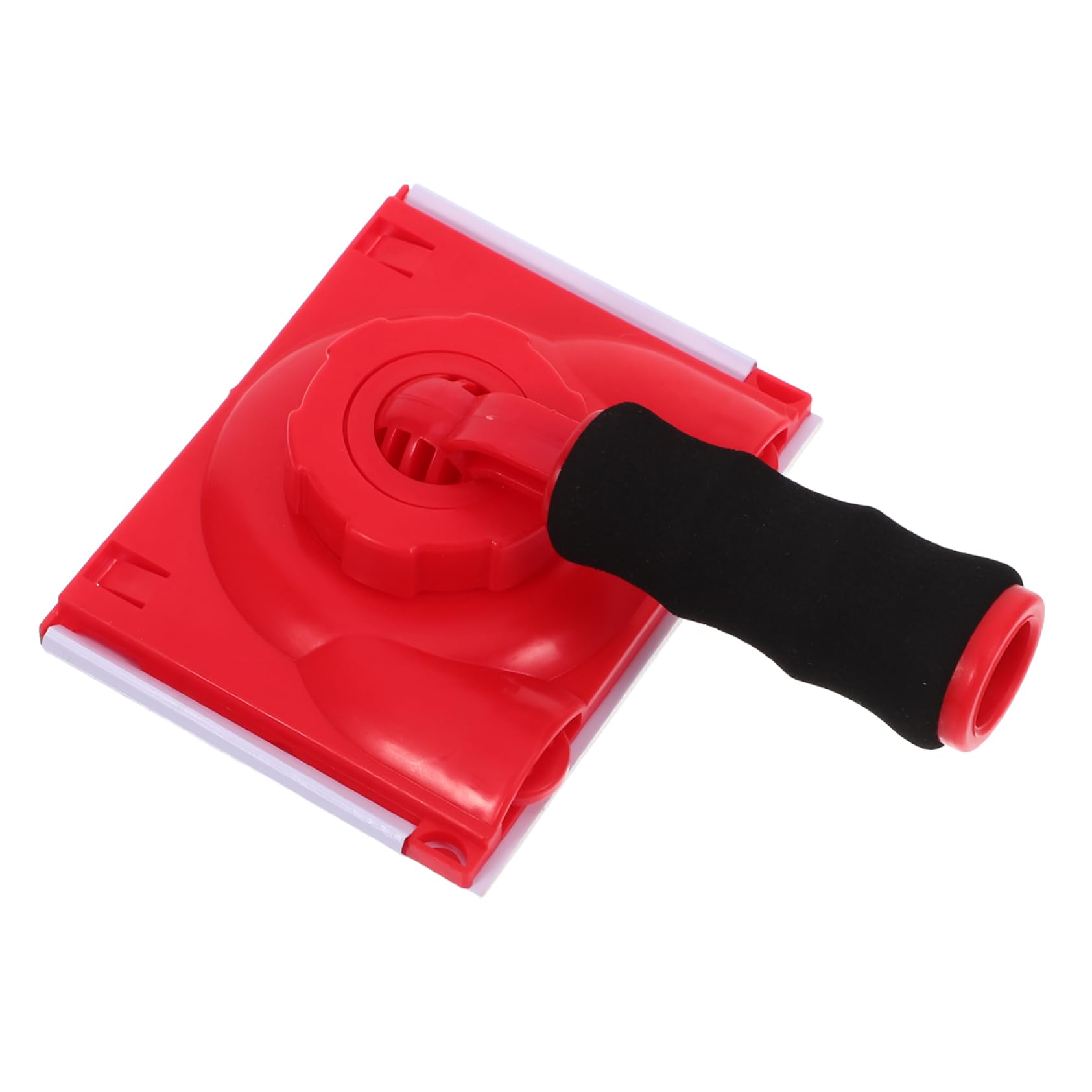 Lurrose Brosse pour machine à bords finesse coin tampon incliné applicateur de ruban de peinture outils de déligneuse de peinture pour les murs outil de peinture de garniture abdos rouge