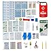 Breakwater Supply™ Waterproof Marine First Aid Kit Boat Safety Tool Kit, 100 Piece AFAK Emergency Supplies in Dry Bag, IFAK Trauma Kit for Kayaking, Jet Ski, Fishing, Surfing, Sailing, Canoeing (Red)