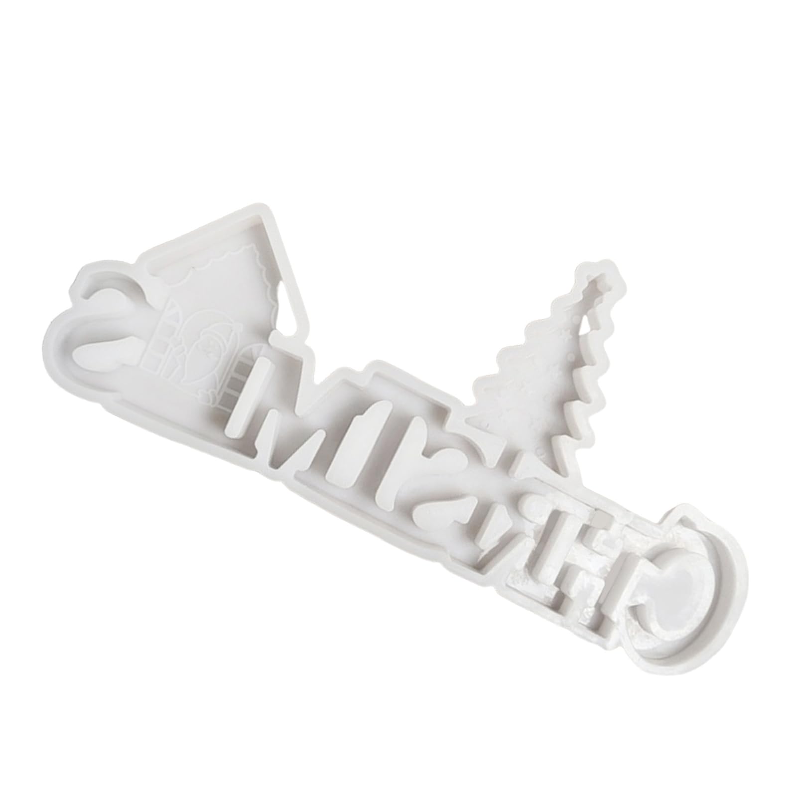 Nucelit Christmas Theme Silicone Molds for Home Decoration, Epoxy Resin Silicone Molds for Plaster Decoration Christmas