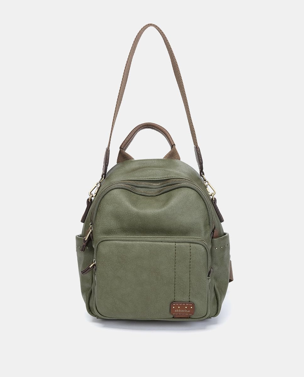Abbacino Mochila en materiales reciclados verde Verdes