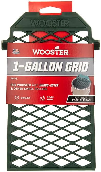 12-Pack of 1 gal Wooster Brush Company R008 Snap Screen Bucket Grid