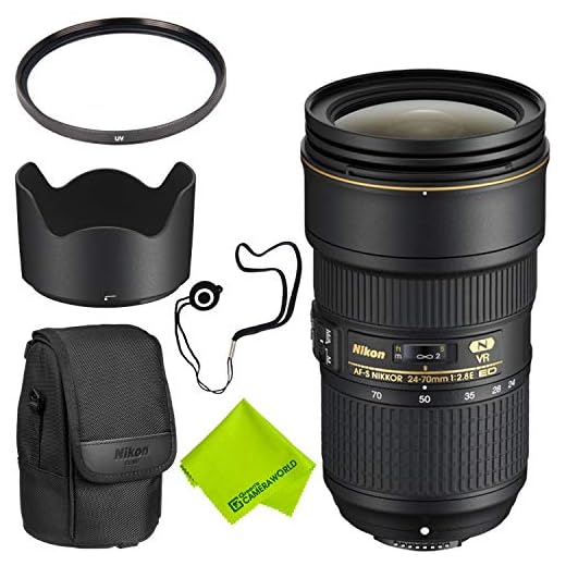 Nikon AF-S NIKKOR 24-70mm f/2.8E Lens Bundle