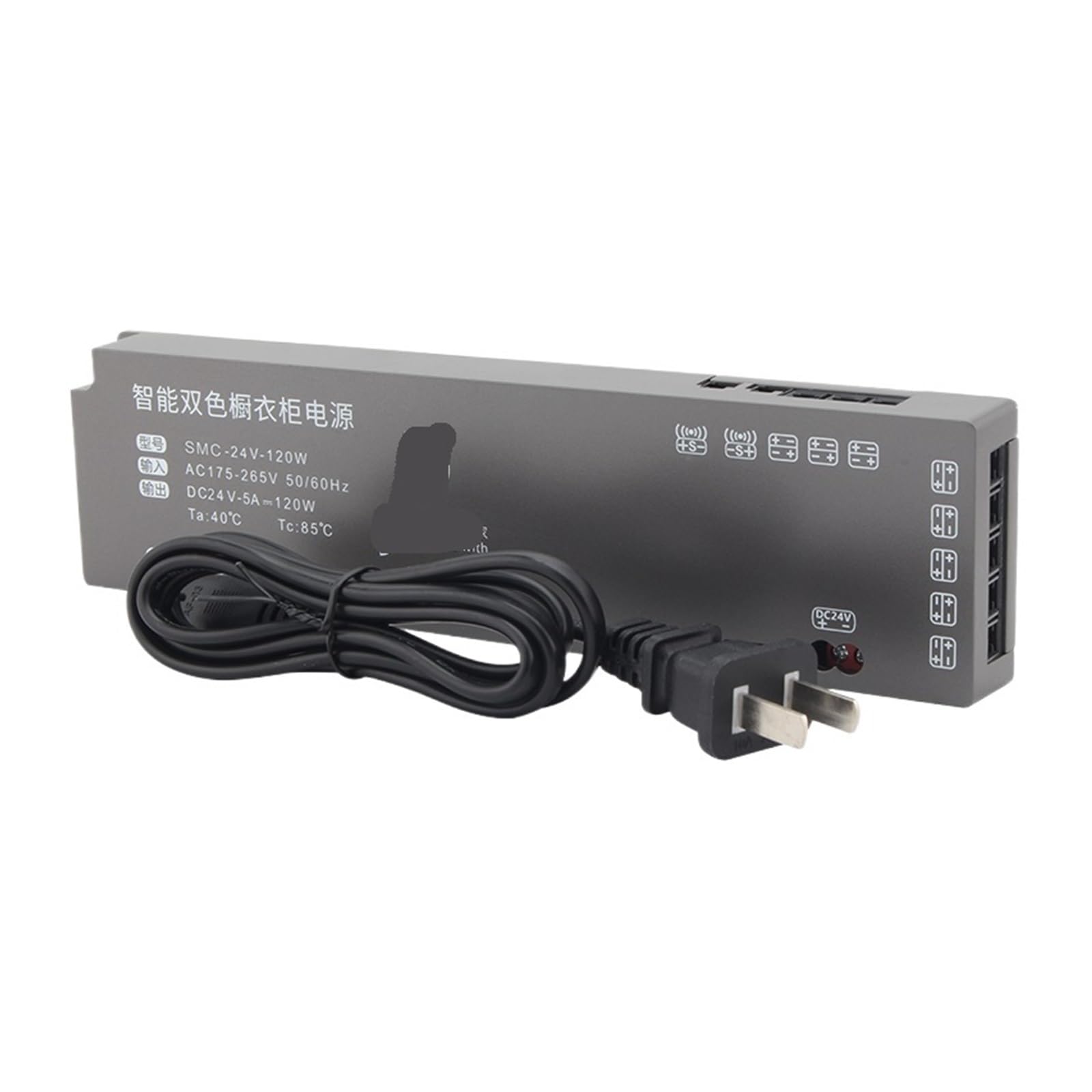Fuente para iluminación de armarios | Salida: 12V/24V; Potencia: 120W; Características: Regulable(120W24V)
