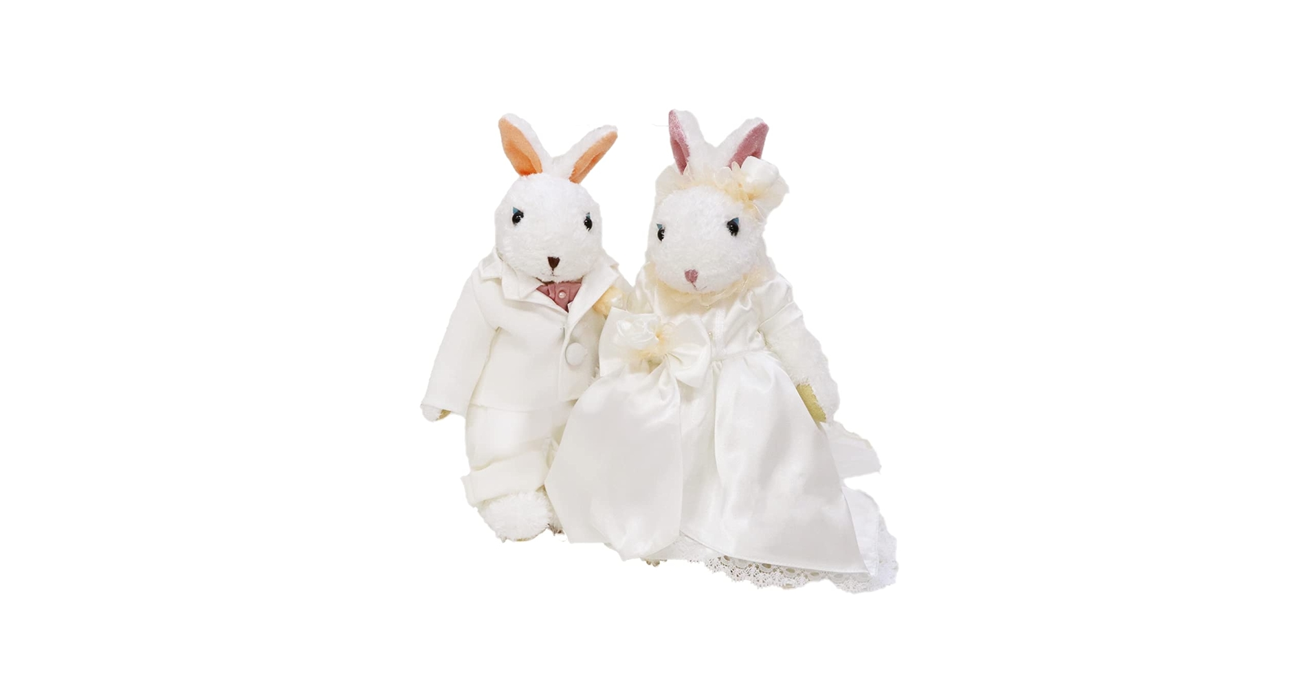うさぎのちりめん新郎新婦人形 うさぎのちりめん新郎新婦人形
