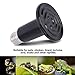 Fdit E27 Ceramic Heating Lamp, Infrared Reptile Heat Lamp Bulb for Terrarium Aquarium Amphibian Snake Chickens Brooder Birds Pets 220V-240V(2#)