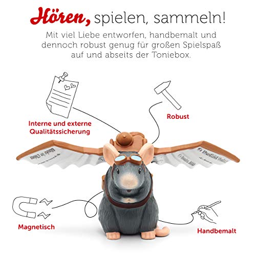 tonies Hörfigur für Toniebox, Lindbergh – Die abenteuerliche Geschichte Einer fliegenden Maus, Hörbuch für Kinder ab 5… – Bild 4