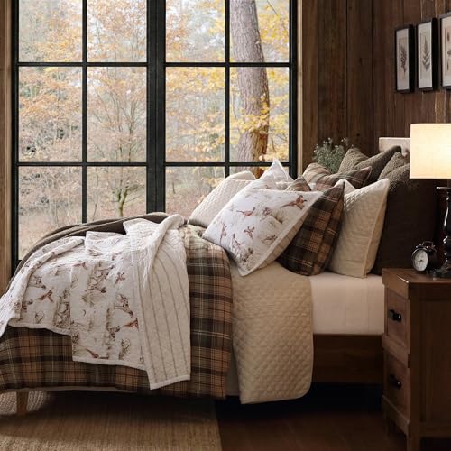 Image of Paseo Road Hunt Life Cotton Quilt Set, King Bedding Set with Pillow Shams