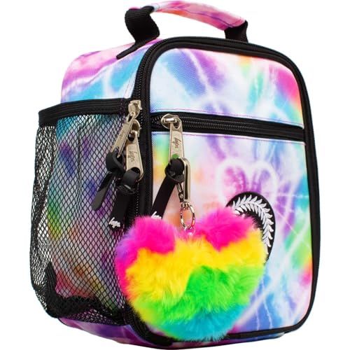 hype Rainbow Heart Tie Dye Lunch Box, standard size - Image 2