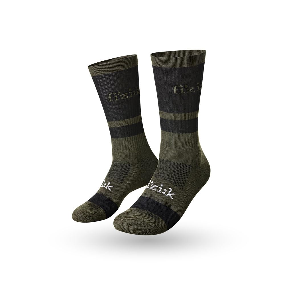 Bad Zebedee Men's Cycling Socks - L - Dark Green