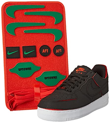 Nike Air Force 1 '07, Zapatillas de Gimnasio Hombre, Black Chile Red, 37.5 EU
