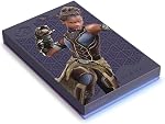 Seagate Shuri SE FireCuda External HDD - USB 3.2, Customizable RGB LED Cyan, Works with PC, Mac, PlayStation, and Xbox, 1-yr Rescue Services (STLX2000402)