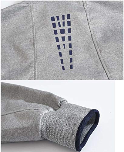 Rdruko Men's Tracksuit Athletic Full Zip Casual Sports Jogging Gym Sweatsuit(Grey,Us Xl) #TOP4