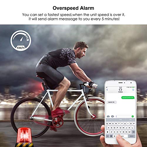 Traceur GPS Vélo Feu Arrière Vélo 2 en 1 Antivol Étanche Tracker GPS Vélo GSM Alarme SOS Alarme de Survitesse Suivi en… - Image 4