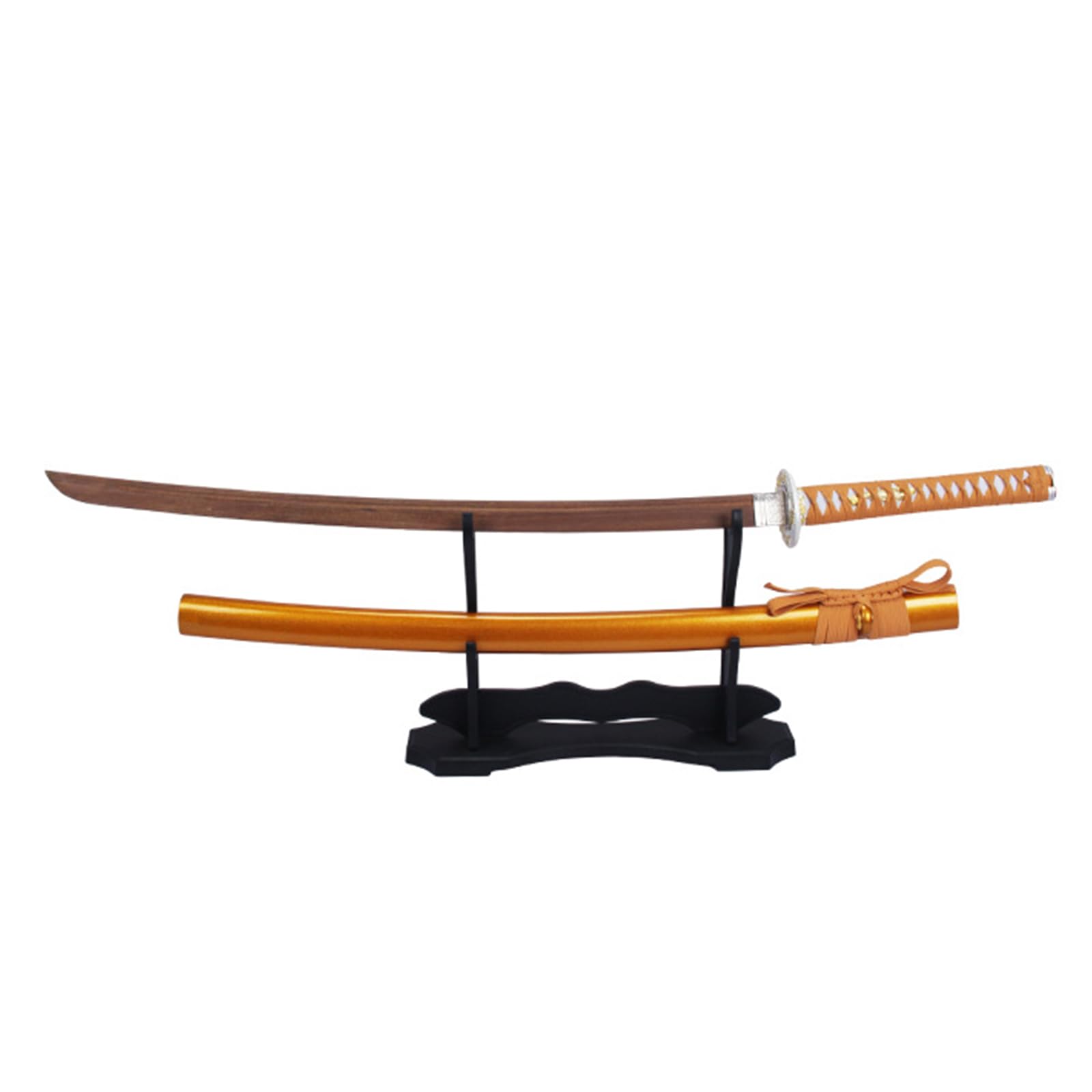 Spada Samurai in Legno Wenge Naturale da 104cm,Katana in Legno,Bokken Fatto a Mano,Spada da Allenamento in Legno per Kendo,Regalo,Display,Cosplay,Oggetti di Scena