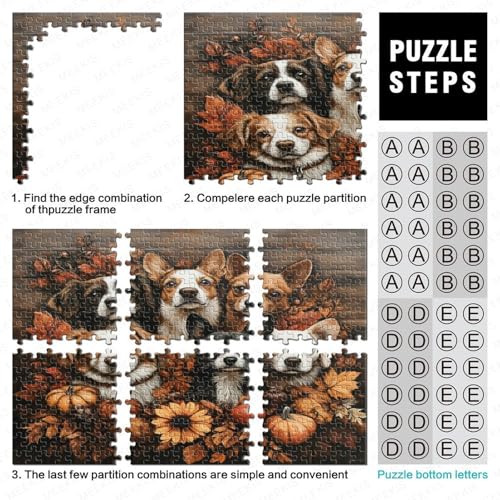 Puzzle 1000 piezas de perros para reducir el estrés con encaje perfecto 4
