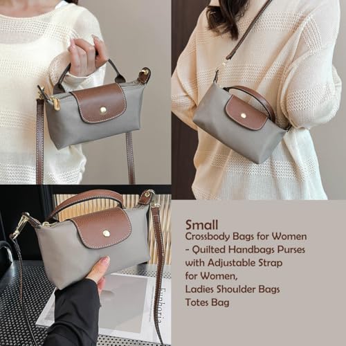 Small Crossbody Bags for Women - Quilted Handbags Purses with Adjustable Strap for Women, Ladies Shoulder Bags Totes Bag2