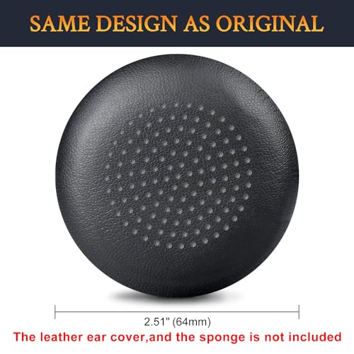 Funda de almohadillas para auriculares SOULWIT compatible con Plantronics BlackWire C510/C520/C710/C720/C725, color negro miniatura 3