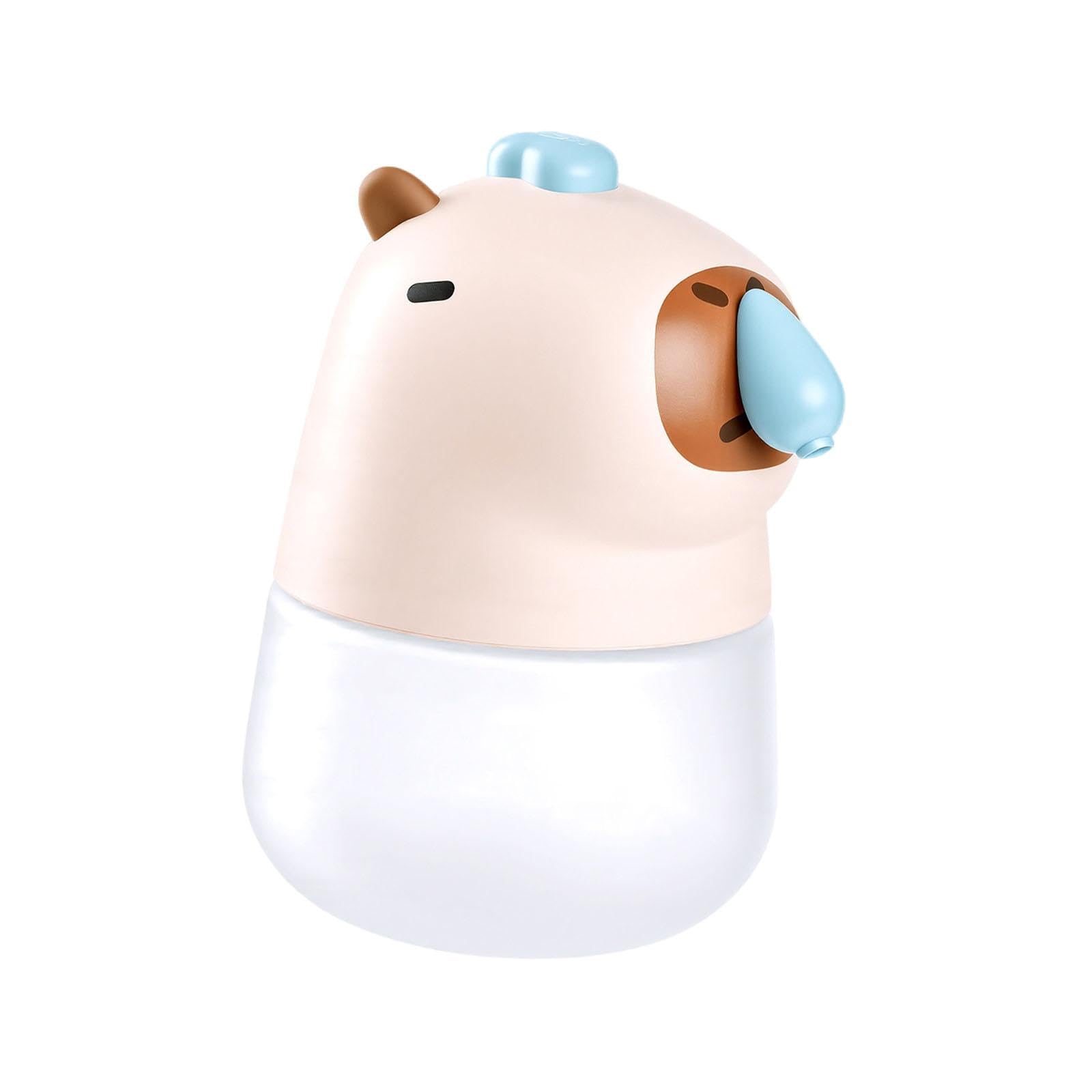 Sharplace Distributore Automatico di Sapone Capybara, Simpatico Distributore di Sapone in Schiuma per Bambini, per La Cucina