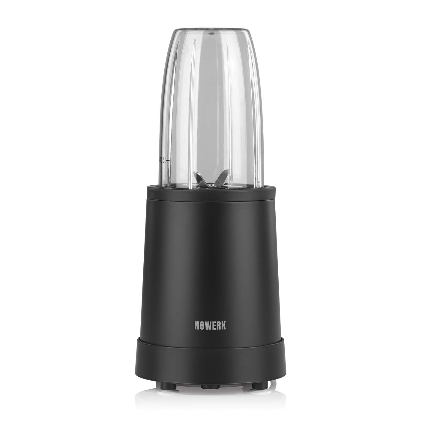 Nutrition mikser w edycji Midnight, mikser stojący do smoothies i koktajli, funkcja Ice Crush, ostrza ze stali nierdzewnej, pojemnik do miksowania 700 ml i 350 ml z pokrywką To-Go, 800 W,