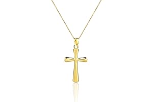 LUKIENY Delicate Sterling Silver Cross Necklace for Women: Timeless Faith, Exquisite Elegance