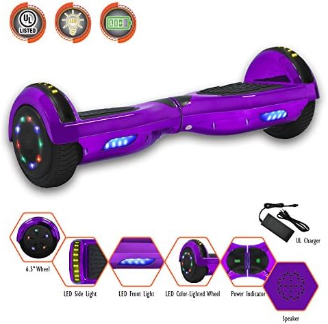 Smart Balance 6.5" Hoverboard with Bluetooth - UL 2272 - UN 38.3 Safety Certified Personal TRANSPORTATON