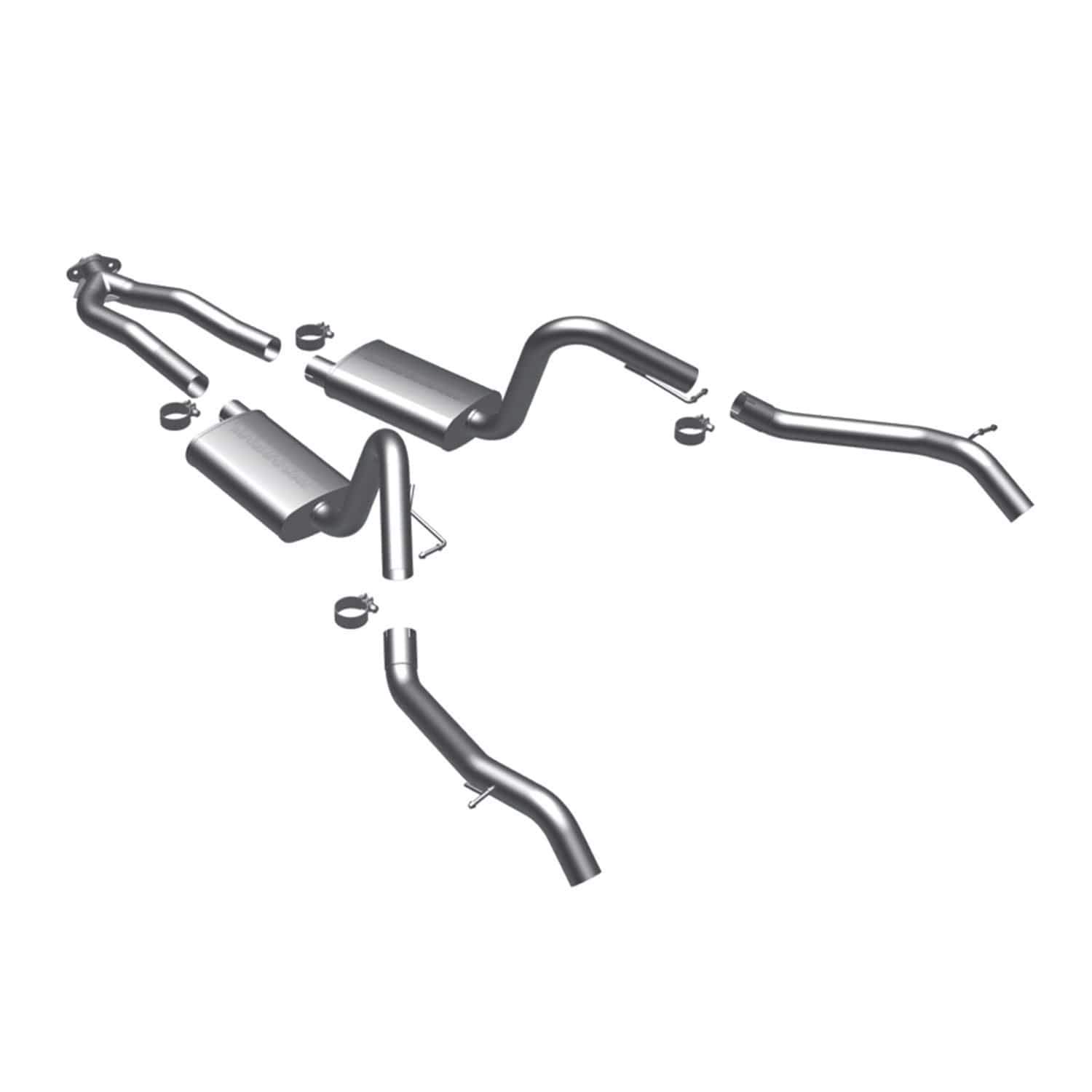 MagnaFlow Performance Exhaust System 16828: Cat-Back, Street Series, Compatible with 1975-1979 Chevrolet Camaro