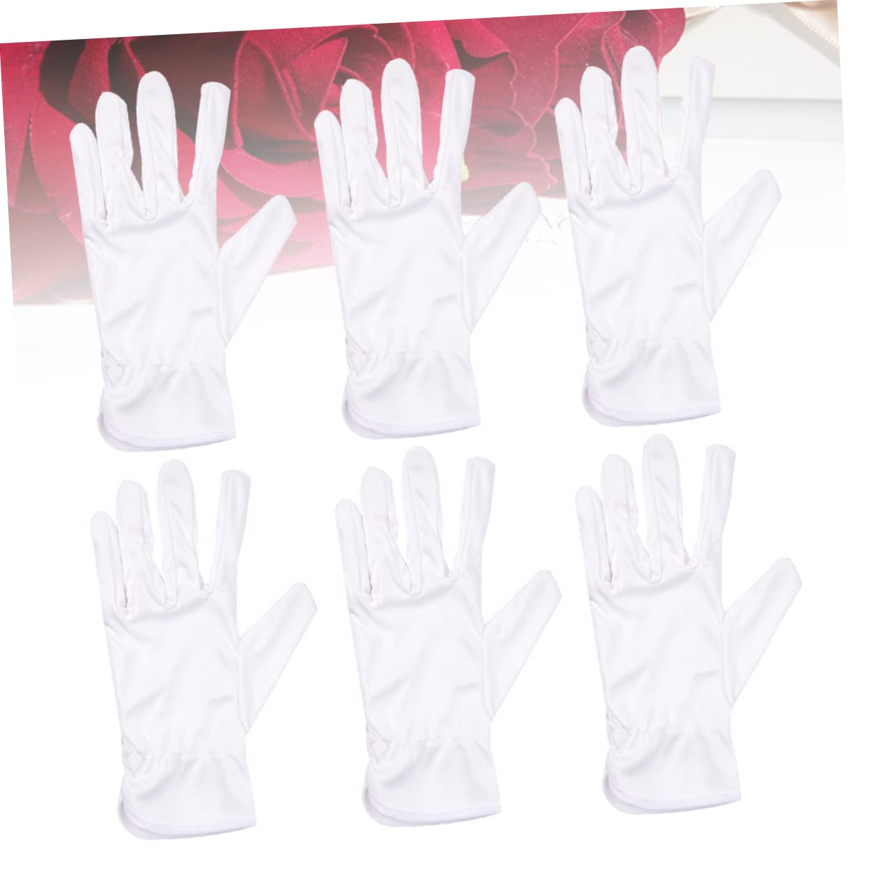 DOITOOL Mikrofaserhandschuhe 10 Paar Weiß Einheitsgröße Atmungsaktiv | Industrieeinsatz, Arbeit, Schutz, Schmuckreinigung, Farbdias, Innenbereich, Bauarbeiten, Profis, Hobbyhandwerker