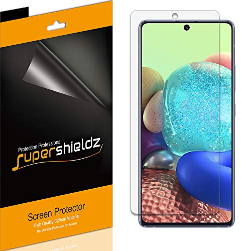 Supershieldz (6 Pack) Designed for Samsung Galaxy A71 5G and Galaxy A71 5G UW Screen Protector High Definition Clear Shield (PET)