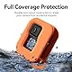 TELESIN Floaty Case für GoPro Hero 13/12/11/10/9 Schwarz, Floaty Gehäuserahmen für Go Pro, Geeignet zum Schnorcheln, Surfen, Wasserskifahren, Actionkamera-Zubehör (Orange)