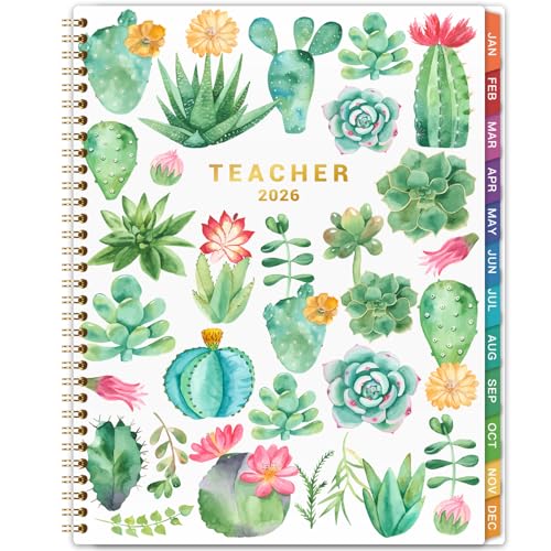 2026 Teacher Planner - Teacher Lesson Planner 2026, Jan. 2026 - Dec. 2026,...