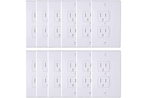 AUSTOR 12 Pack Baby Safety Self Closing Outlet Covers