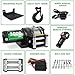 STIMULATER 3000lb ATV Winch,Electric Winch 12V,Steel Cable Winch, with Wireless Remote and Manual Switch, with Hawse Fairlead & Hook,IP67 Waterproof,Suitable for Most Trailers and ATV winchs