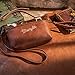 Wrangler West Crossbody Hanbags Vintage Cowhair Shoulder Wallet for Women Brown Vegan Leather Wristlet Clutch Cell Phone Purse,WG49-181BR