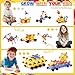 cossy 198 PCS STEM Building Toys for Kids, Construction Building Blocks, Educational Toys for 3-5 4-8 5-7 6-8 Year Old, Creative Games, Engineering, STEM Kits