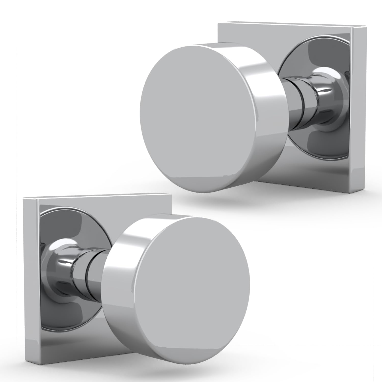 Gold Dummy Door Knobs - 2 Pack, Non-Turning -21