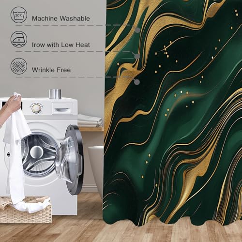 Rideau de douche tourbillon de marbre 150x180cm lavable