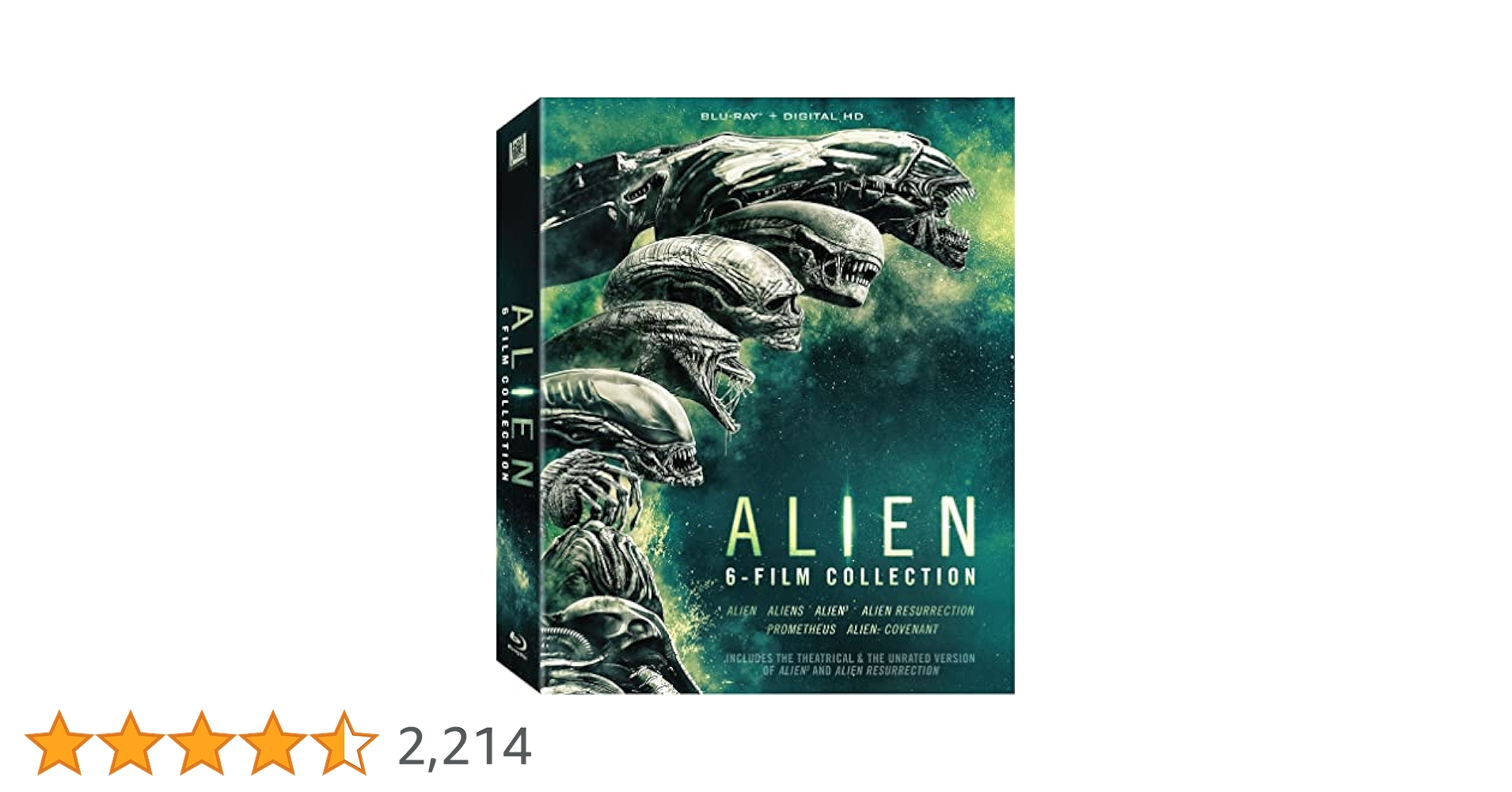 Amazon.co.jp | Alien: 6-Film Collection DVD・ブルーレイ