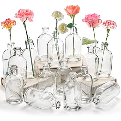 YOUEON 16 Pack Living Bud Vases Cover