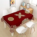 Nappe fonctionnelle: Cette nappe est parfaite pour la décoration intérieure, mariage, restaurant, fête, table de dîner, table basse, bureau de livre, table de rangement, intérieur ou pique-nique en plein air. et autres événements spéciaux