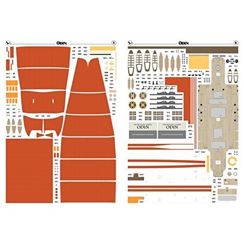 OREL Paper Model KIT Military Fleet , Armored Ships Odin Danmark 1874 ...