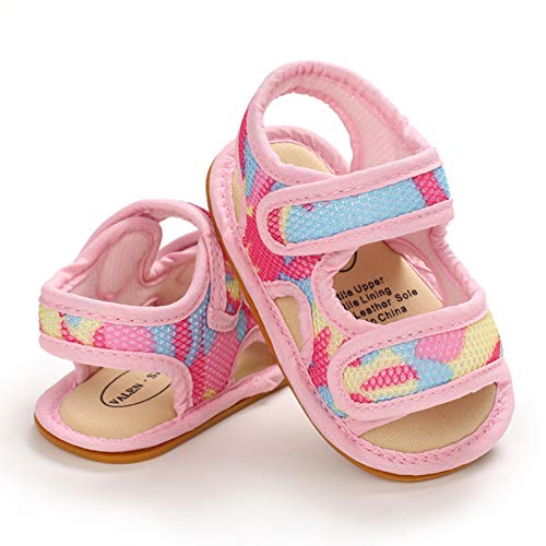 Non-Slip Boys Flat Girls Shoes Rubber Walking Sole Prewalker Sandals Baby Soft Baby Shoes Toddler Sandals Size 84