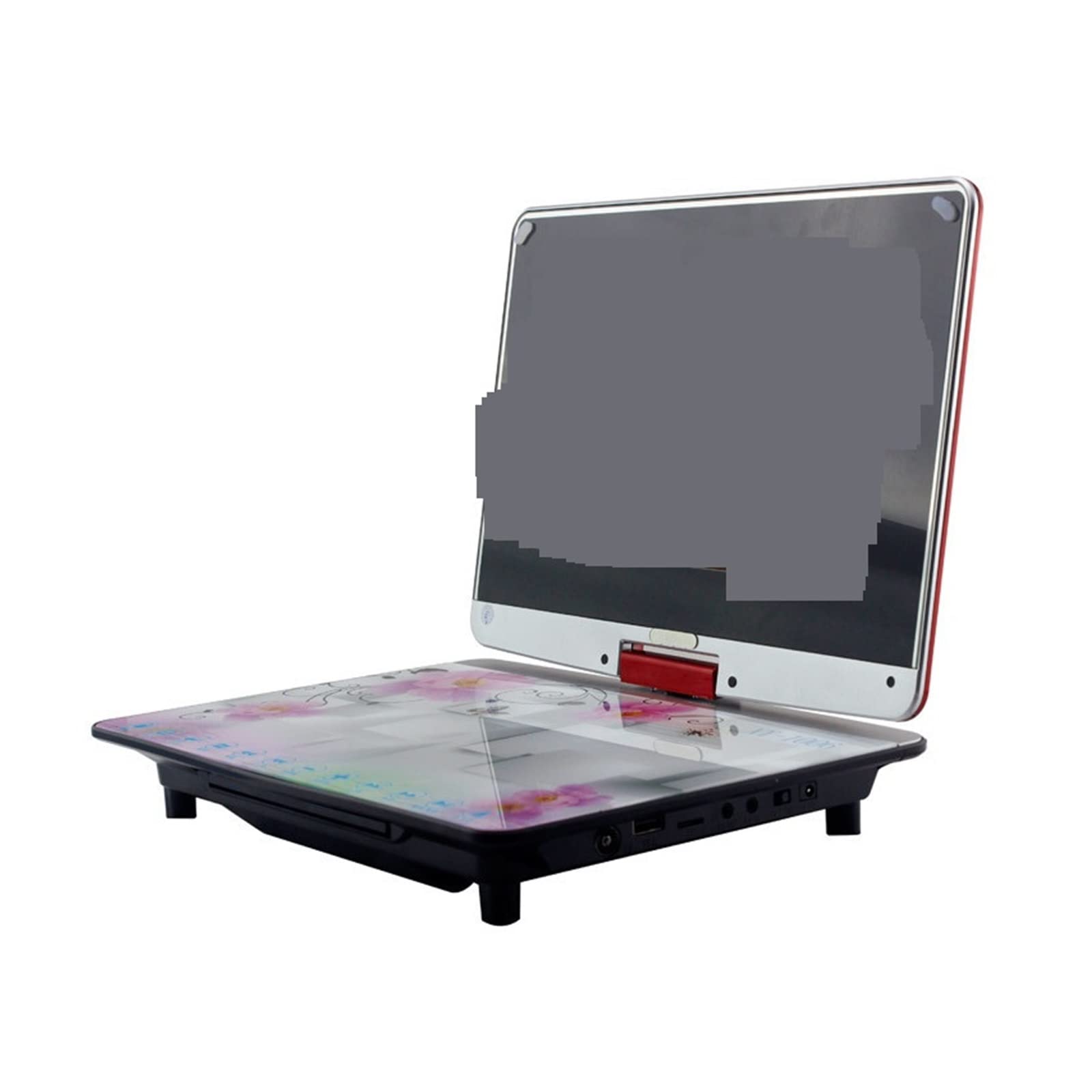 Lecteur DVD Portable, Plein Format Multifonction Portable Home Lecteur DVD TV Support USB Port Carte SD Lecture Et Pivotant HD Écran Tactile Lecteur CD/DVD/MP3/MP4 Portable
