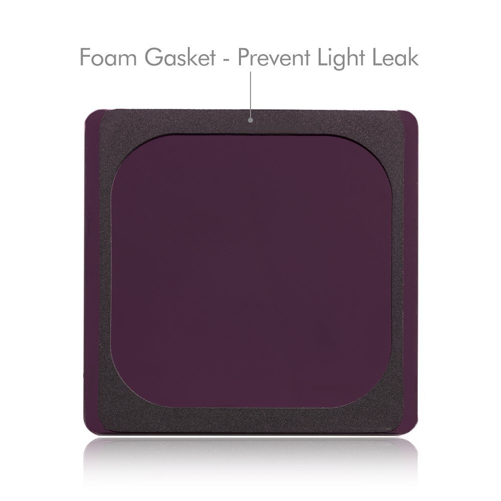 NiSi Kit de filtros ND Base para Portafiltros 100mm | Filtro ND8 (0,9/3 Pasos), ND64 (1,8/6 Pasos), Bolsa, paño de Limpieza, Juntas de Sellado para filtros ND 100 mm