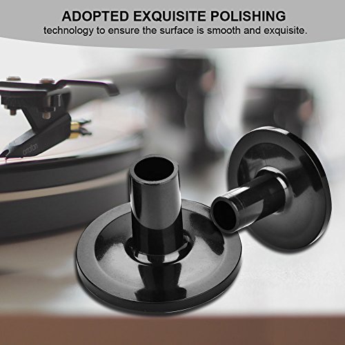 TOPINCN Plastic Black Drum Cymbal Surface Survey Mejora del Sonido del Platillo del Tambor y el Rendimiento de 8 Piezas