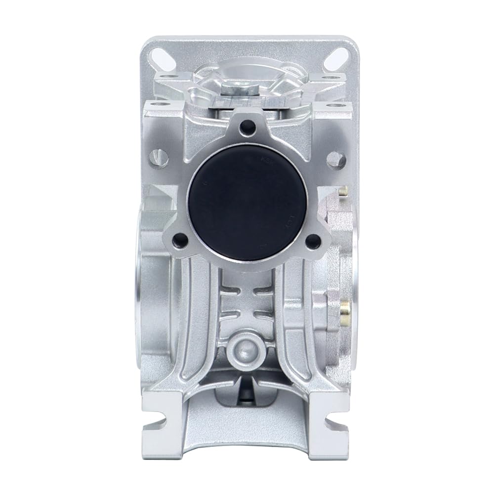 STEPPERONLINE Reductor de velocidad de engranaje helicoidal 50:1 NMRVS40 de 14 mm de diámetro del eje de entrada para motor paso a paso Nema 34