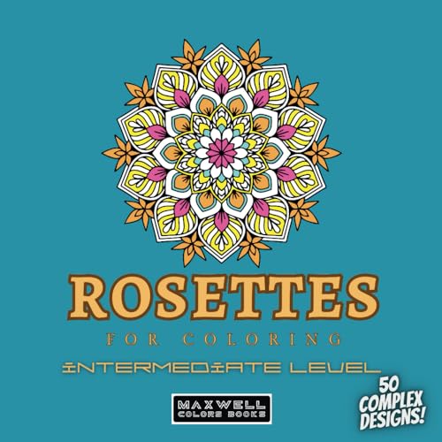 Rosettes, Intermediate level: Mandalas coloring book