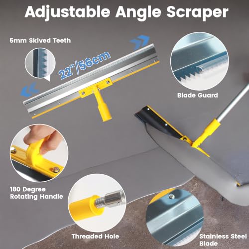 TNAS Self Leveling Cement Tool Kit - Epoxy Floor Tools Kit by TNAS - Used condition - Image 6