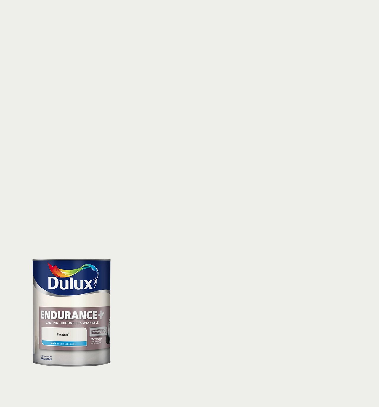 Dulux Endurance Matt Paint for Walls, 2.5 L - White Cotton